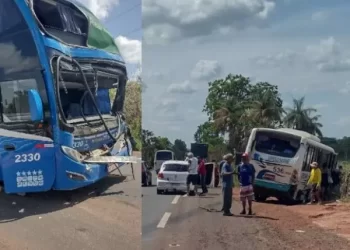 Engavetamento entre carreta, ônibus e microônibus deixa um morto na BR-316 entre Timon e Caxias