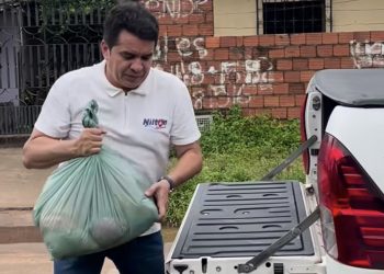 Vereador Nilton da Saúde doa cestas básicas e leva solidariedade e carinho para famílias atingidas pelas chuvas em Ribamar