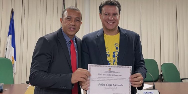 Vereador Mário Santos enaltece o título de cidadão honorário concedido ao vice-governador Felipe Camarão em São José de Ribamar