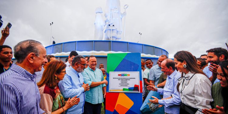 Governador inaugura revitalização do monumento de São José de Ribamar e anuncia nova obra para o santuário