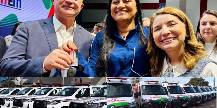 No dia do seu aniversário, prefeita Roberta conquista ambulância, viatura da polícia e portal para cidade de Axixá