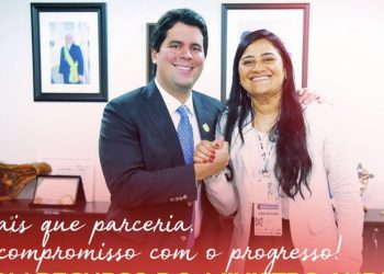 Ao lado do Ministro do Esporte, André Fufuca, Prefeita Roberta Anuncia Reforma Total do Estádio Anizão em Axixá