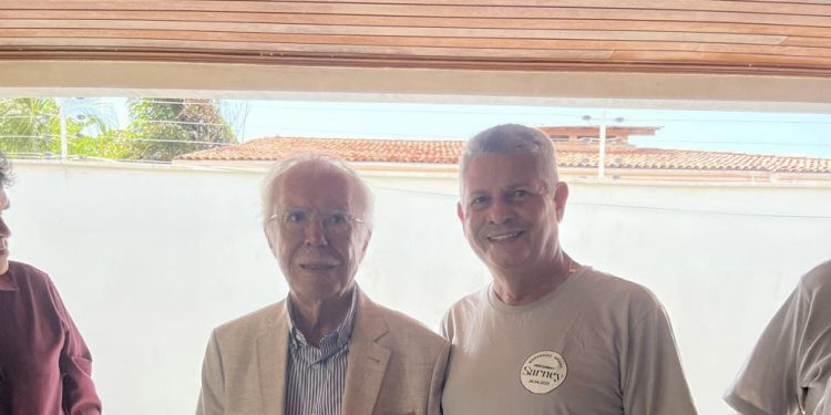 Prefeito Walace participa de almoço em homenagem ao ex-presidente José Sarney