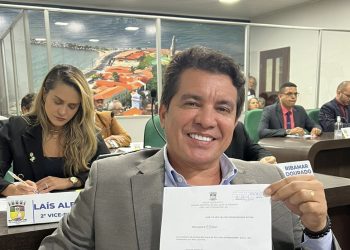 Vereador Nilton da Saúde pede a pavimentação com blocos intertravados da Rua do Campo Fluminense no Bairro Matinha em Ribamar