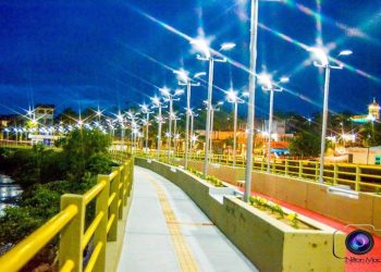 Após pedido do vereador Fik Fik, Caís de Ribamar recebe nova iluminação e restauração de luminárias