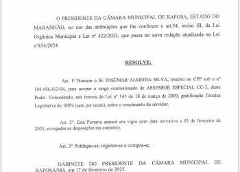 ABSURDO EM DOSE DUPLA: Pai e Esposo da presidente da Câmara de Ribamar recebe salário na Câmara de Raposa sem Trabalhar