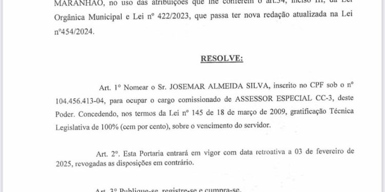 ABSURDO EM DOSE DUPLA: Pai e Esposo da presidente da Câmara de Ribamar recebe salário na Câmara de Raposa sem Trabalhar