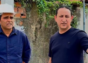 Presidente da Câmara de Paço do Lumiar, Fernando Feitosa, Vistoria Obras do Novo Prédio do Legislativo Municipal