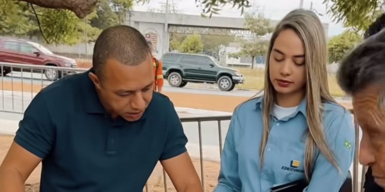 Vereador Mário Santos participa da assinatura da ordem de serviço da 3ª fase da Avenida Metropolitana