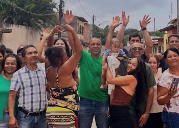 Vereador Mário Santos reitera compromisso ao participar da entrega da Rua Sergipe em São José de Ribamar