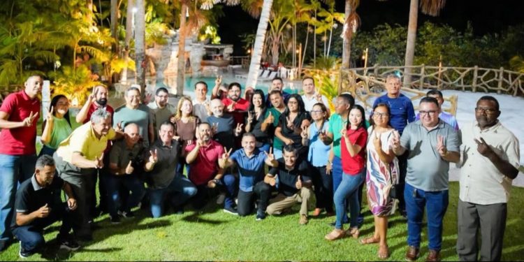 Ao lado de Iracema Vale, Dudu Diniz reúne lideranças e consolida força do grupo político em São José de Ribamar