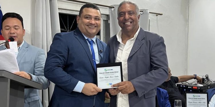 Câmara Municipal de Santa Rita concede Título de Cidadão Santarritense a Crezus Ralph Santos
