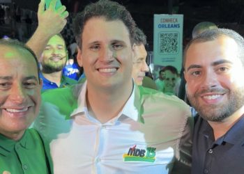 Prefeito Eustáquio Sampaio prestigia Convenção do MDB e fortalece aliança com Grupo Brandão