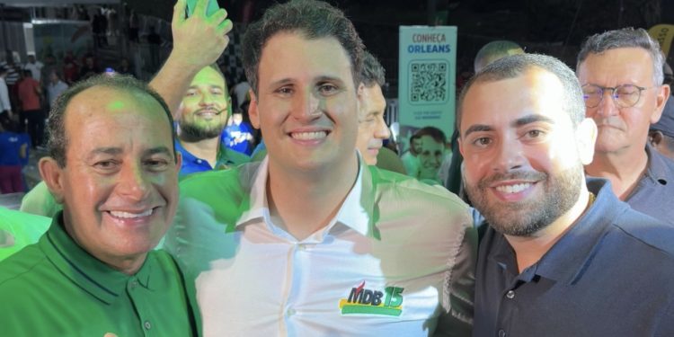 Prefeito Eustáquio Sampaio prestigia Convenção do MDB e fortalece aliança com Grupo Brandão
