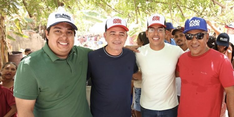 Igor Buzu mostra força politica e reúne mais de duas mil pessoas em Brejo durante apresentação dos pré-candidatos João Igor e Erlanio Xavier