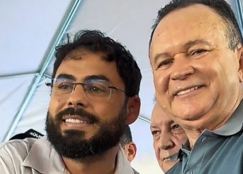 Ao lado de Carlos Brandão e de Orleans, Dudu Diniz participa da entrega da Estrada de Santana em São José de Ribamar