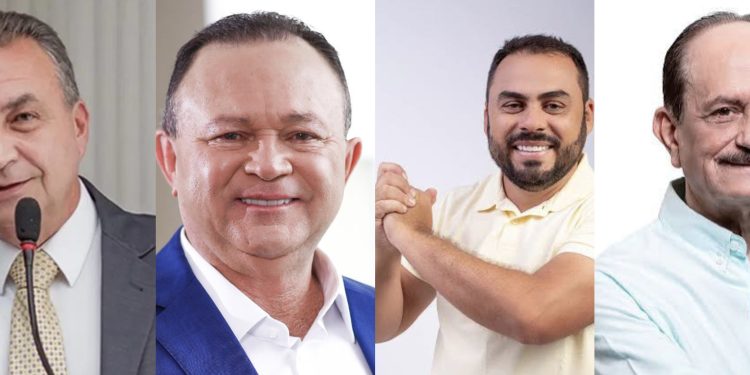 Governador Carlos Brandão reúne Dudu Diniz, Luís Fernando e Dr. Julinho no mesmo palanque em São José de Ribamar