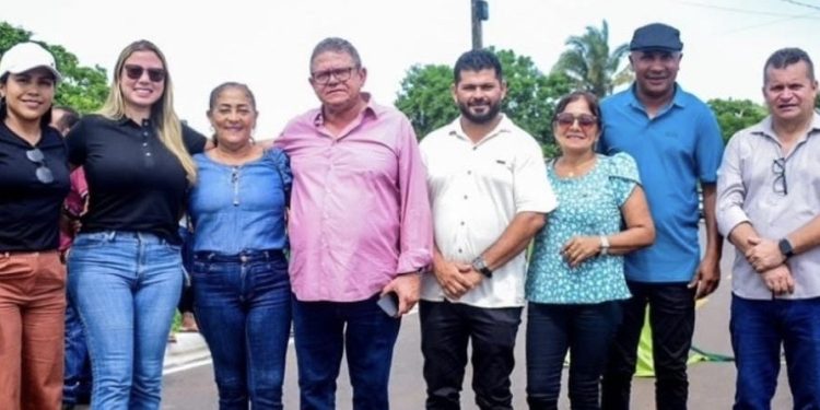 Larissa Guida marca presença em entrega de Obras em Matões do Norte, ao lado do Prefeito Solimar, Deputado Federal Juscelino Filho e Vereadores