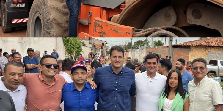 Vereador Mário Santos participa do lançamento do Programa de Pavimentação em São José de Ribamar