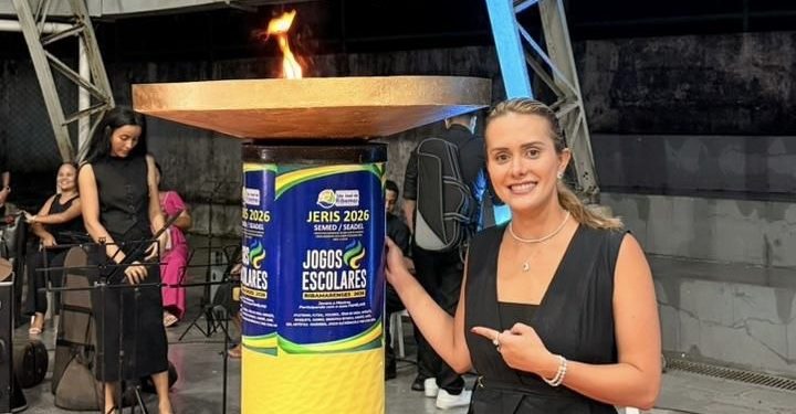 Vereadora Laís Alencar prestigia abertura dos Jogos Escolares Ribamarenses e reforça incentivo à juventude