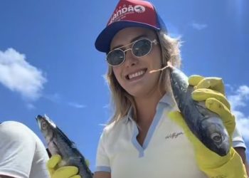 Vereadora Laís Alencar realiza ação solidária e distribui peixes e cestas básicas em São José de Ribamar no período da semana santa