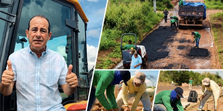 Prefeito Eustáquio Sampaio acelera obras em Cidelândia e autoriza pavimentação do bairro 5 Estrelas