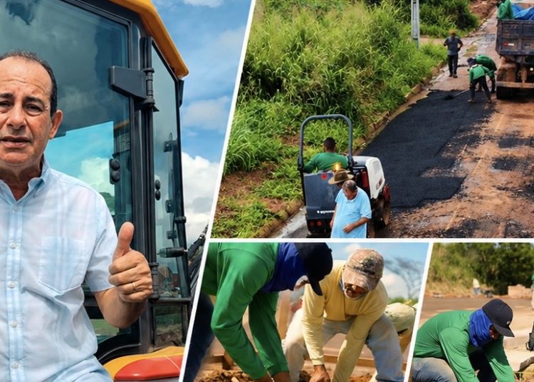 Prefeito Eustáquio Sampaio acelera obras em Cidelândia e autoriza pavimentação do bairro 5 Estrelas