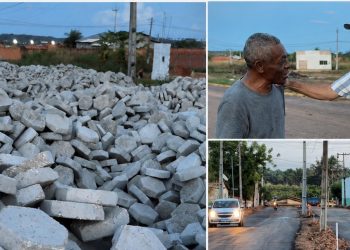 Com frentes de obras em toda Cidelândia, prefeito Eustáquio Sampaio vistoria pavimentação nos bairros Cinco Estrelas e Meio Norte