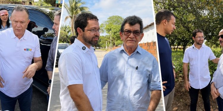 Vereador Rômulo Loirinho acompanha governador Carlos Brandão em vistoria de obras e destaca avanços em São José de Ribamar