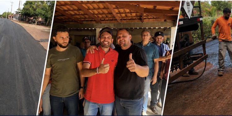 Prefeito Fernando Pessoa leva desenvolvimento para Zona Rural de Tuntum     ao entregar obra de pavimentação asfáltica