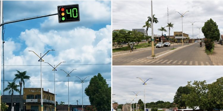 Prefeitura de Cidelândia instala os primeiros semáforos eletrônicos do município e reforça a segurança no trânsito