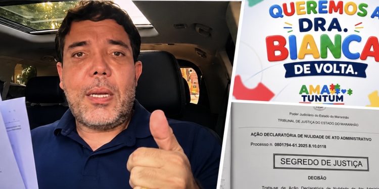 Vereador Dr. Pablo assume ação contra Tuntum que resultou na demissão da Dra. Bianca e exibe nas redes documento de processo em segredo de justiça