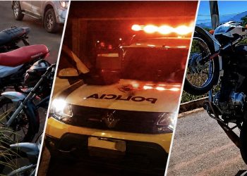 Polícia Militar apreende quatro motocicletas durante operação de combate ao “grau” em Tuntum