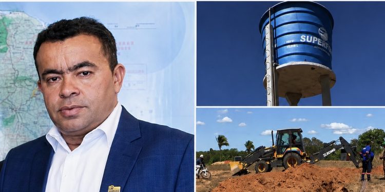 Prefeito Fernando Bermuda reforça infraestrutura e leva rede de água para novo conjunto habitacional em Campestre do Maranhão