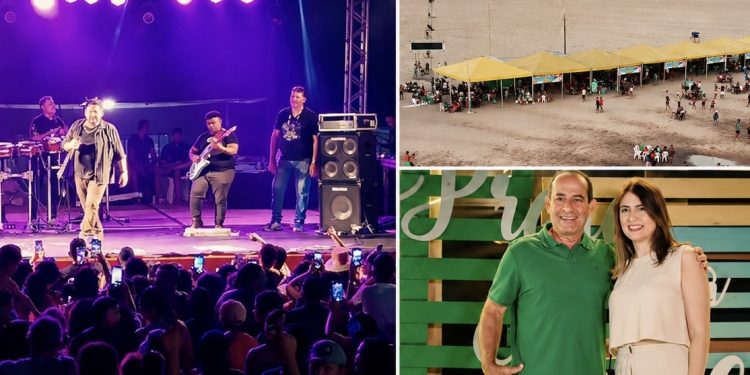 Prefeito Eustáquio Sampaio prestigia Festival de Verão e reforça convite para a Praia da Viração 2026 em Cidelândia