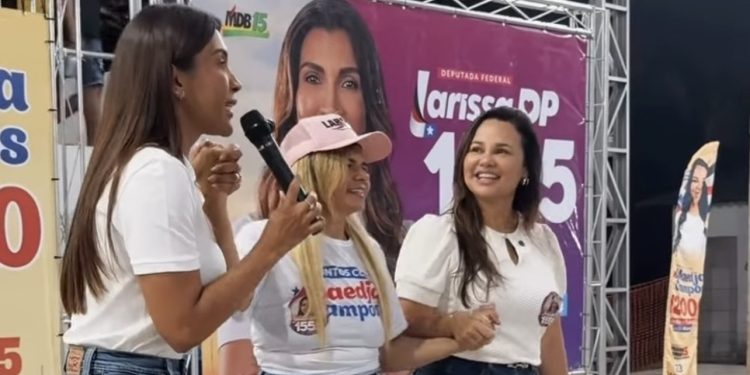 Lau de Fik Fik reúne multidão e apresenta Maedja Campos e Larissa DP em grande encontro político em São José de Ribamar