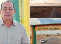Cidelândia em Transformação: Prefeito Eustáquio Sampaio vistoria obras do novo portal e pavimentação no Povoado São João