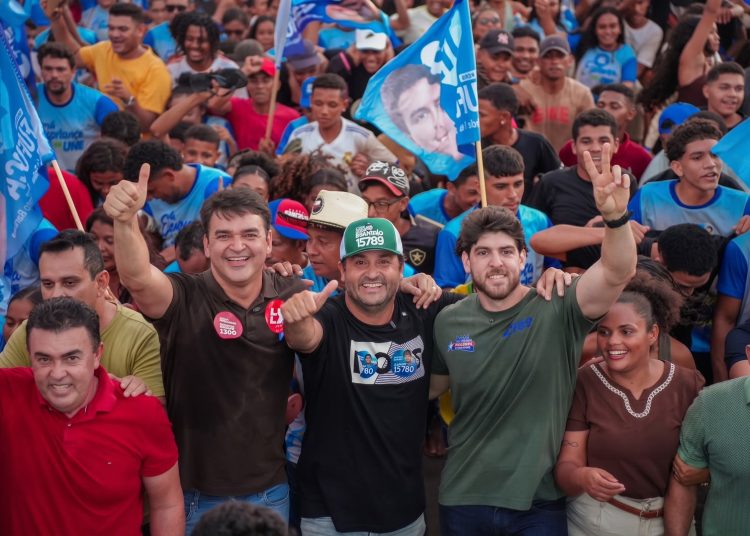 Arrastão em Conceição do Lago Açu mostra a força do time de Dr. Alysson Almeida, Davi Brandão e Rubens Pereira Jr.